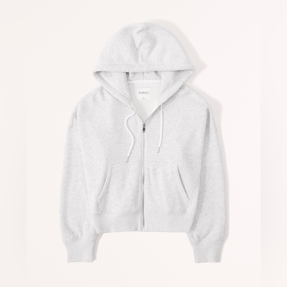 Abercrombie & Fitch Cropped Zip Up